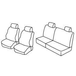 Set coprisedili Superior su misura per auto beige