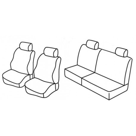 Set coprisedili Superior su misura per auto beige