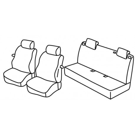 Set coprisedili Superior su misura per auto beige