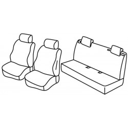 Set coprisedili Superior su misura per auto beige