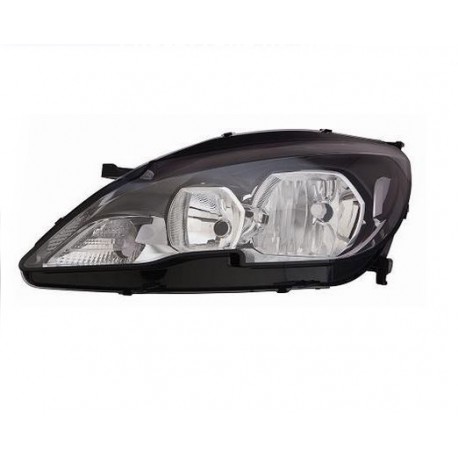 Faro proiettore H7 + HB3 con motorino guida - sx