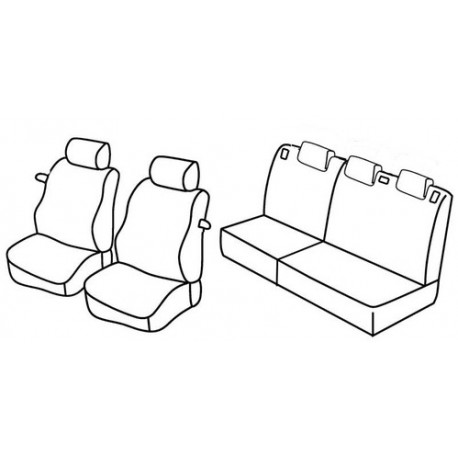 Set coprisedili Superior su misura per auto nocciola