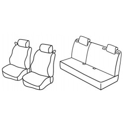 Set coprisedili Superior su misura per auto beige