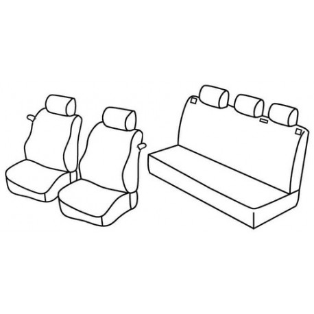 Set coprisedili Superior su misura per auto beige