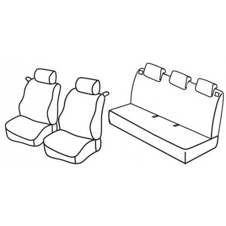 Set coprisedili Superior su misura per auto beige