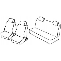 Set coprisedili Superior su misura per auto beige