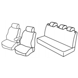 Set coprisedili Superior su misura per auto nocciola