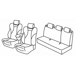 Set coprisedili Superior su misura per auto beige