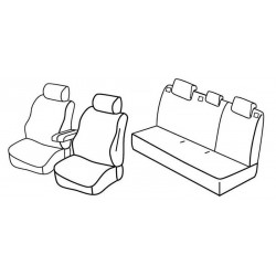 Set coprisedili Superior su misura per auto beige