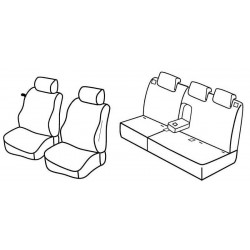 Set coprisedili Superior su misura per auto beige