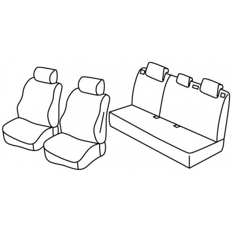 Set coprisedili Superior beige