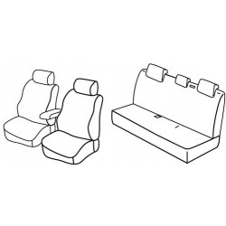 Set coprisedili Superior su misura per auto beige