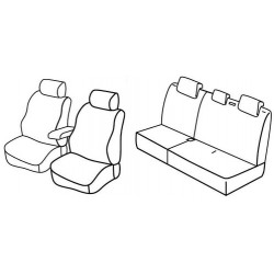 Set coprisedili Superior su misura per auto nocciola