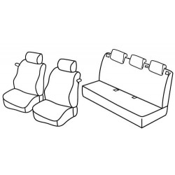 Set coprisedili Superior su misura per auto beige