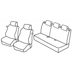 Set coprisedili Superior su misura per auto beige