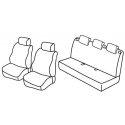 Set coprisedili Superior su misura per auto beige