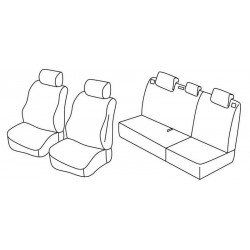 Set coprisedili Superior su misura per auto nocciola