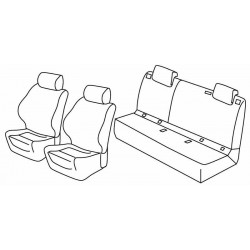 Set coprisedili Superior su misura per auto beige