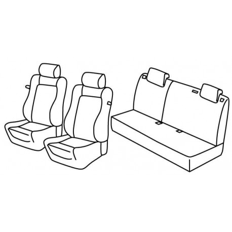 Set coprisedili Superior beige