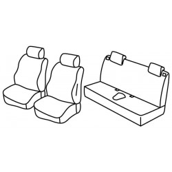 Set coprisedili Superior grigio - nero