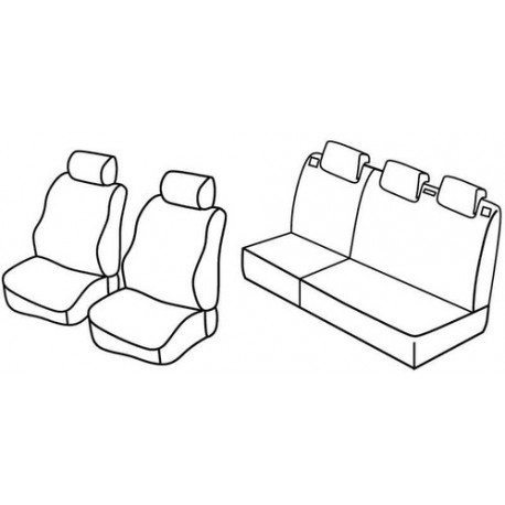 Set coprisedili Superior su misura per auto beige