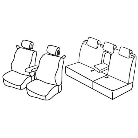 Set coprisedili Superior su misura per auto beige