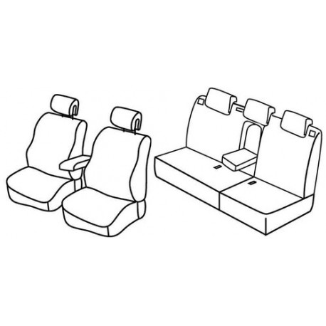 Set coprisedili Superior su misura per auto beige