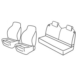 Set coprisedili Superior su misura per auto beige