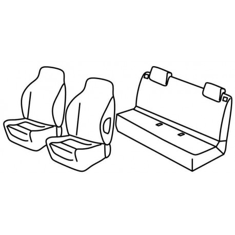 Set coprisedili Superior beige