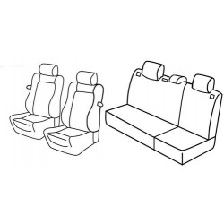 Set coprisedili Superior su misura per auto nocciola