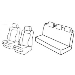 Set coprisedili Superior su misura per auto nocciola