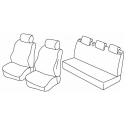 Set coprisedili Superior su misura per auto beige