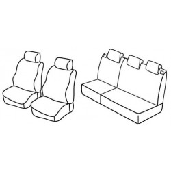 Set coprisedili Superior su misura per auto nocciola