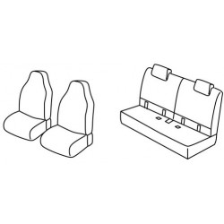 Set coprisedili Superior su misura per auto nocciola