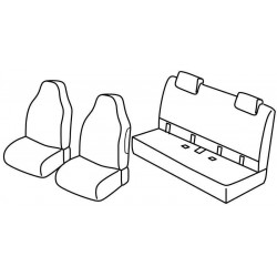 Set coprisedili Superior grigio - nero