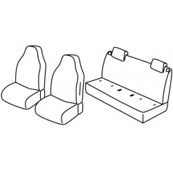 Set coprisedili Superior su misura per auto nocciola