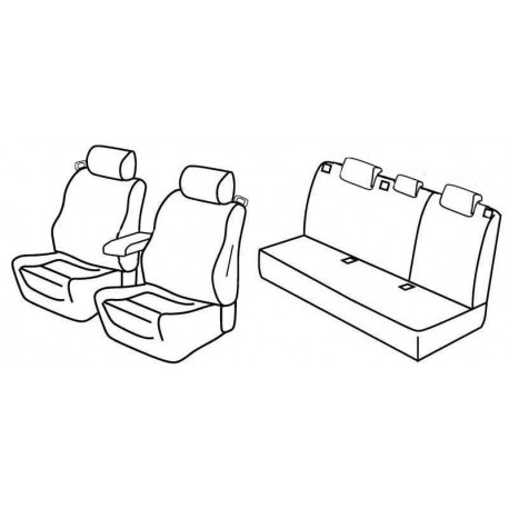 Set coprisedili Superior beige