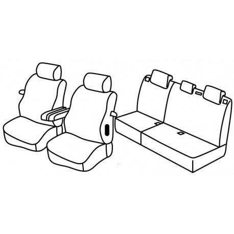 Set coprisedili Superior su misura per auto beige