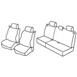 Set coprisedili Superior su misura per auto beige