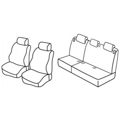 Set coprisedili Superior su misura per auto beige