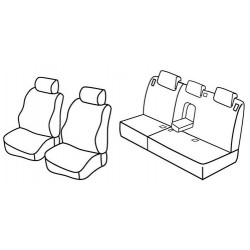 Set coprisedili Superior su misura per auto beige