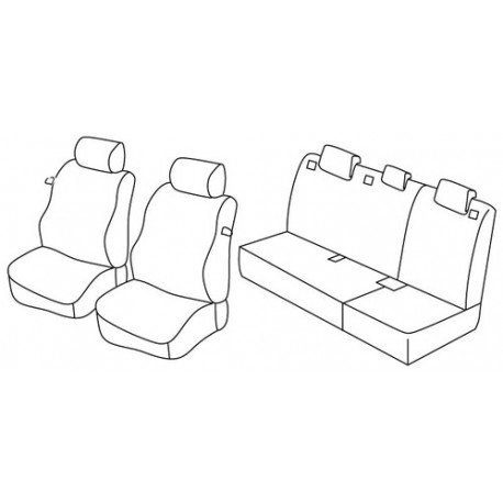 Set coprisedili Superior su misura per auto beige