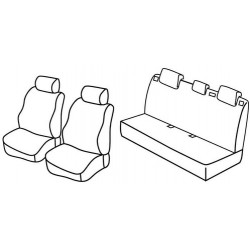 Set coprisedili Superior su misura per auto beige