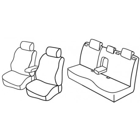 Set coprisedili Superior su misura per auto beige