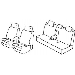 Set coprisedili Superior su misura per auto beige