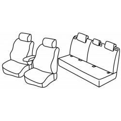 Set coprisedili Superior su misura per auto beige