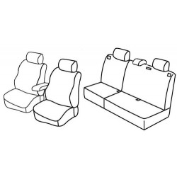 Set coprisedili Superior su misura per auto beige