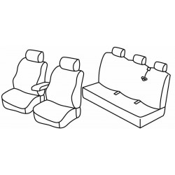 Set coprisedili Superior su misura per auto nocciola