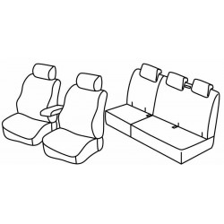 Set coprisedili Superior su misura per auto nocciola