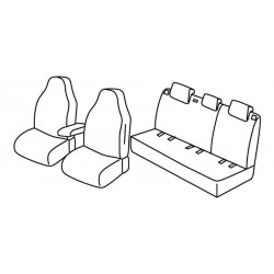 Set coprisedili Superior su misura per auto beige